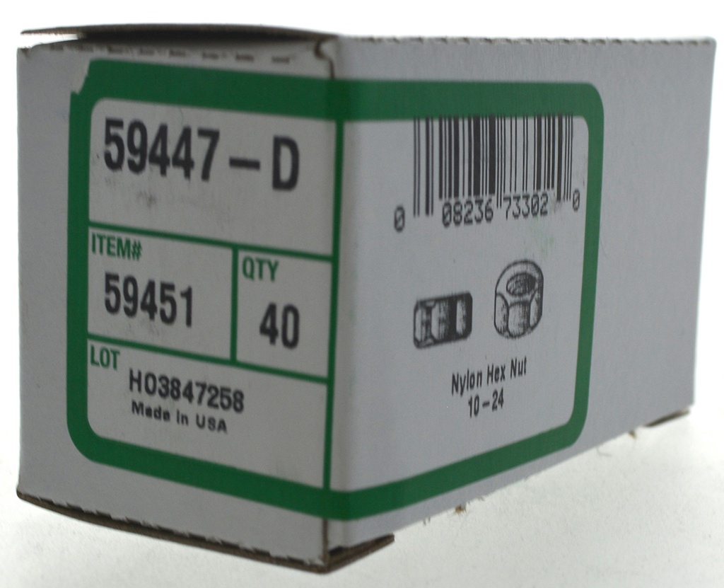 59447-D NYL HEX NT 10-24