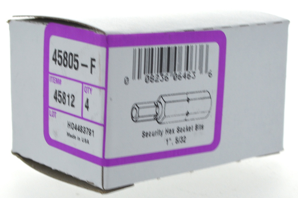 45805-F SEC SOC BIT 5/32