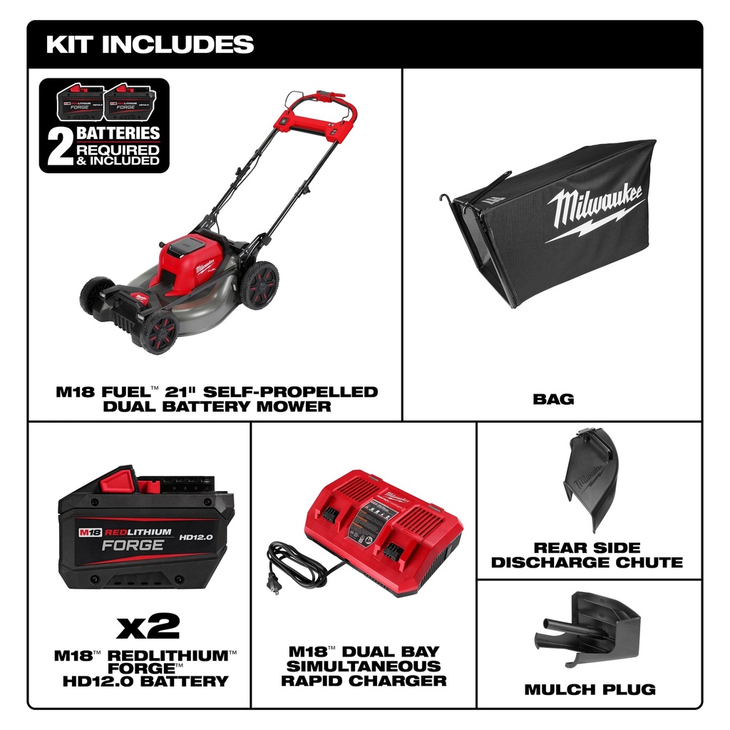 M18 FUEL 21" SELF PROPLD MOWER