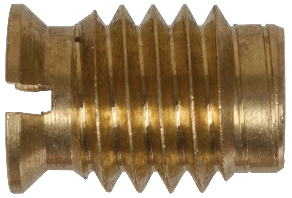 235-E BR WOOD INS 1/4-20