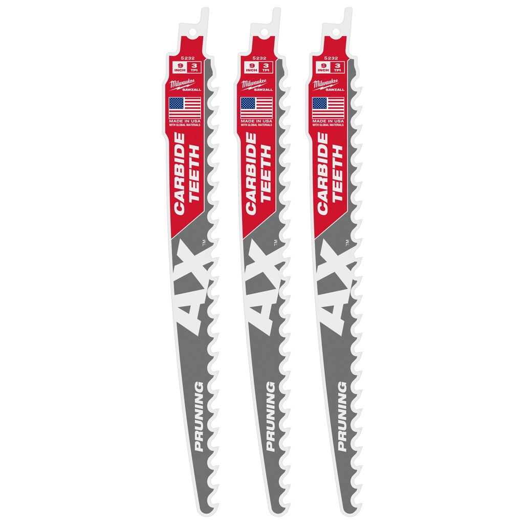 9" Sawzall Blade 3 TPI Pruning