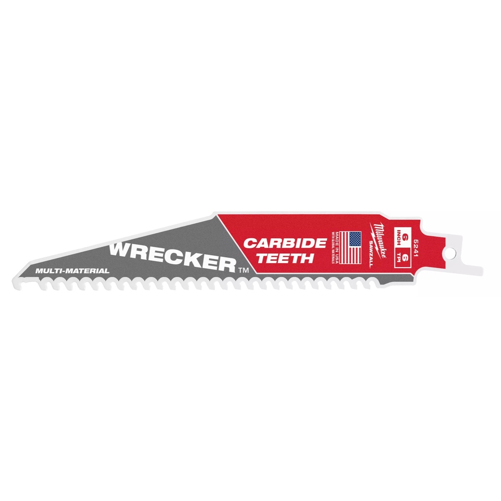 6" Sawzall Blade 6TPI  WRECKER