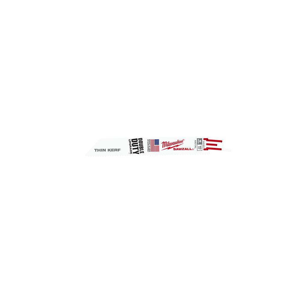 6" Sawzall Blade 10 TPI