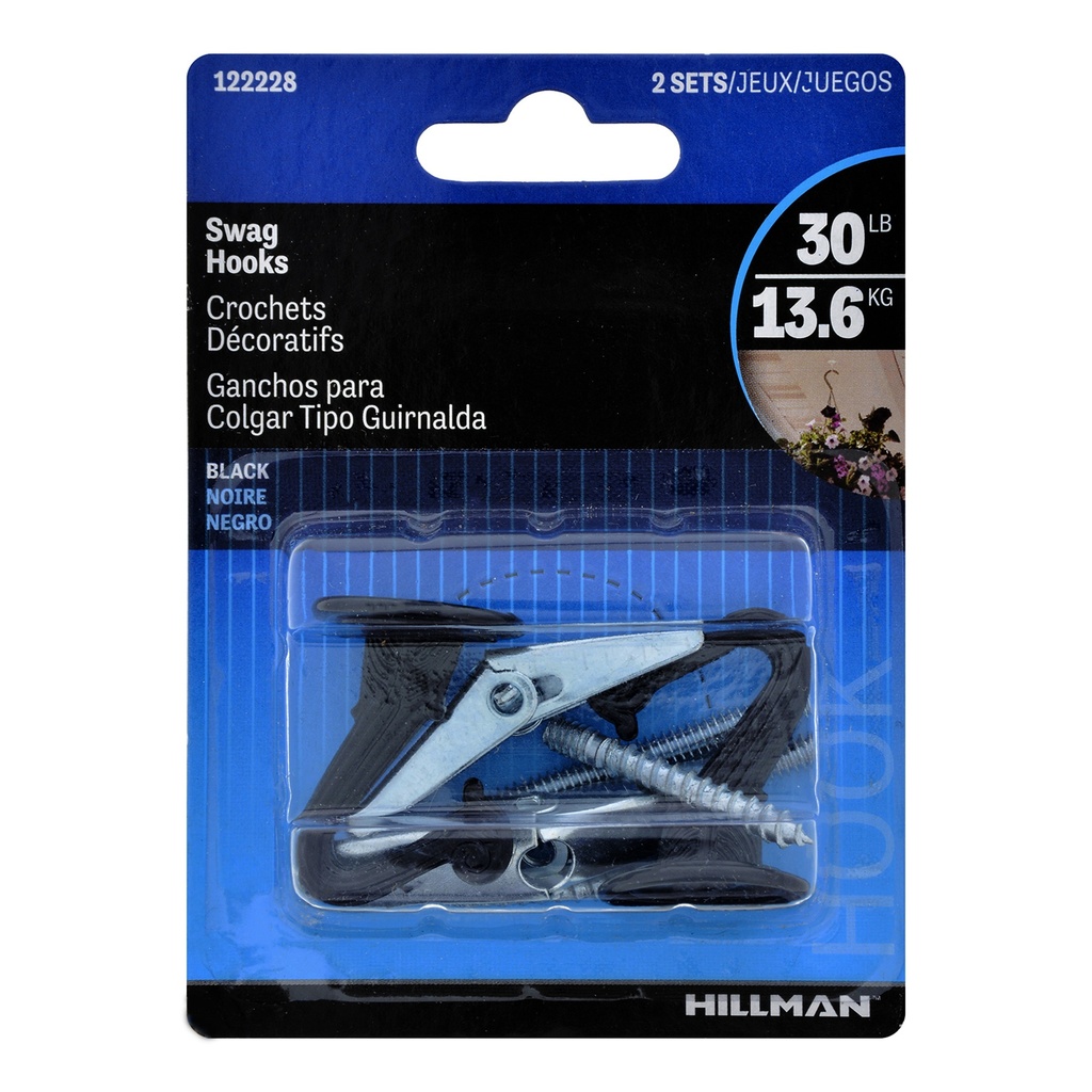 CD BLACK SWAG HOOKS
