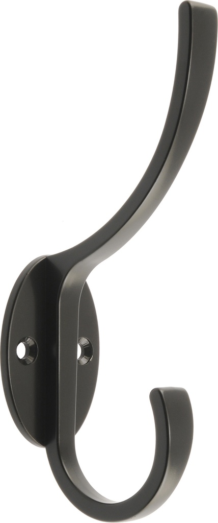ORN COAT&HAT HOOK 6" BLK