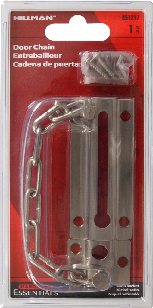 CD-DOOR CHAIN STN NICKEL 5