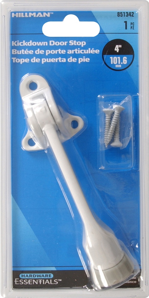 CD-KICKDN DR STOP 4"WHT