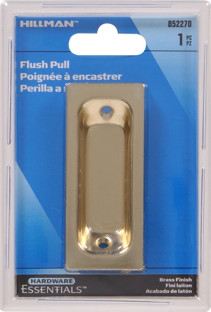 CD-FLUSH PULL BRASS PL