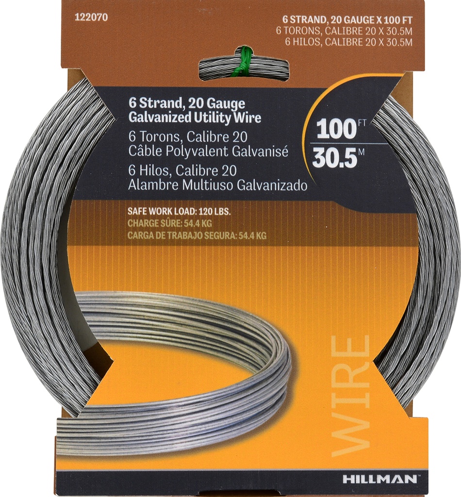 20/6 GALV 100FT WRAPPAK 6
