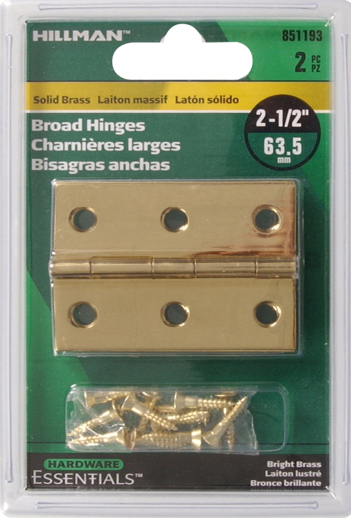 CD-BROAD HNG 2.5" SB/BB