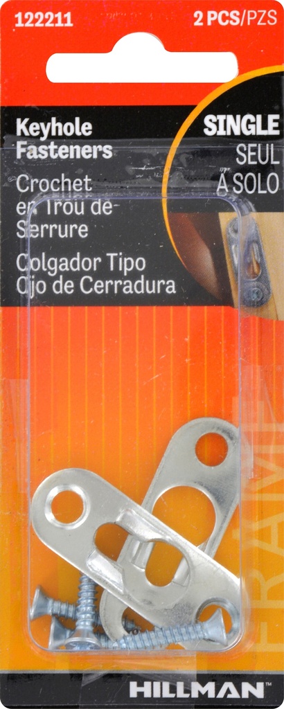 SINGLE KEYHOLE HANGER 10
