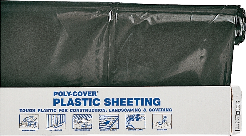 Const Plastic Black 4 mil. 16'