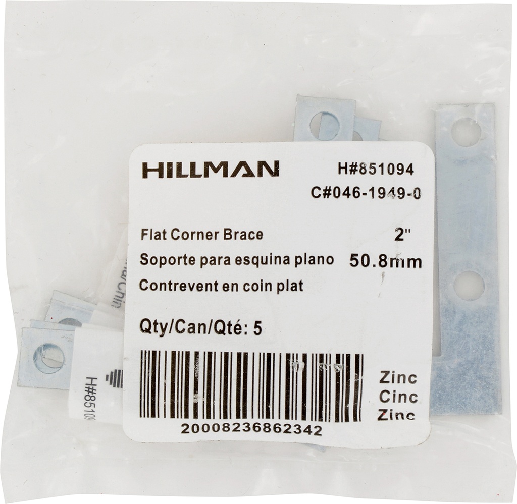 FG-FLT CRNR IRN 2X3/8 ZC