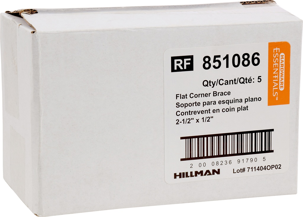CD-FLT CNR IRN 2.5X.5 ZC