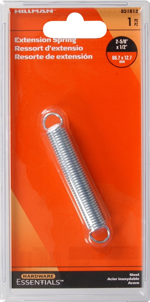 CD-SPRING EXT 2-5/8X1/2