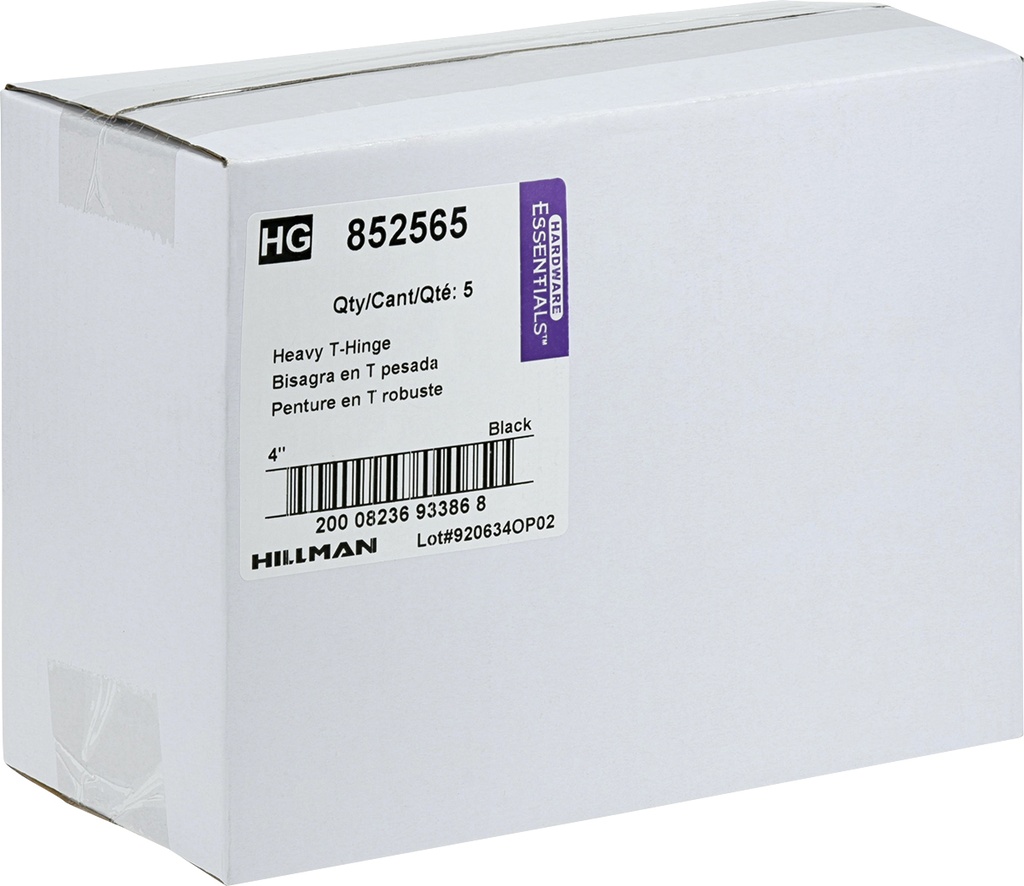 CD-HEAVY T-HINGE 4 BLACK