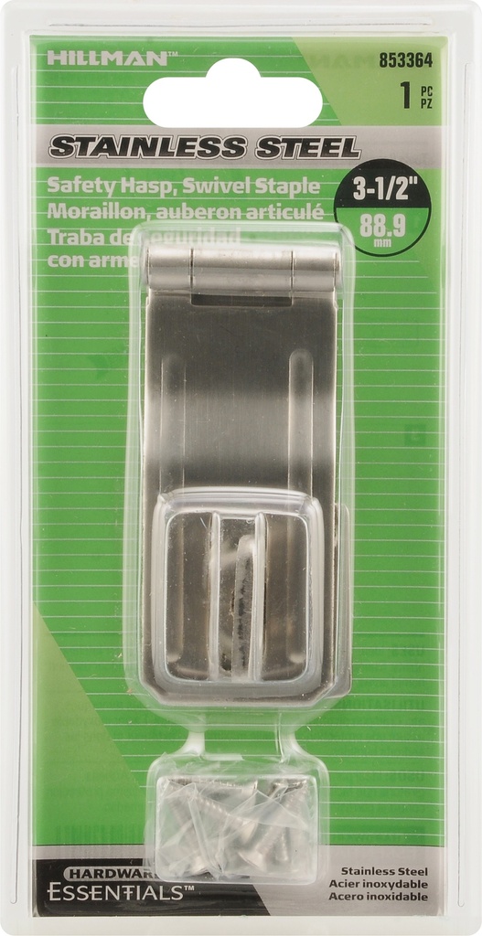 CD- SAFETY HASP SWIV 3.5 SS