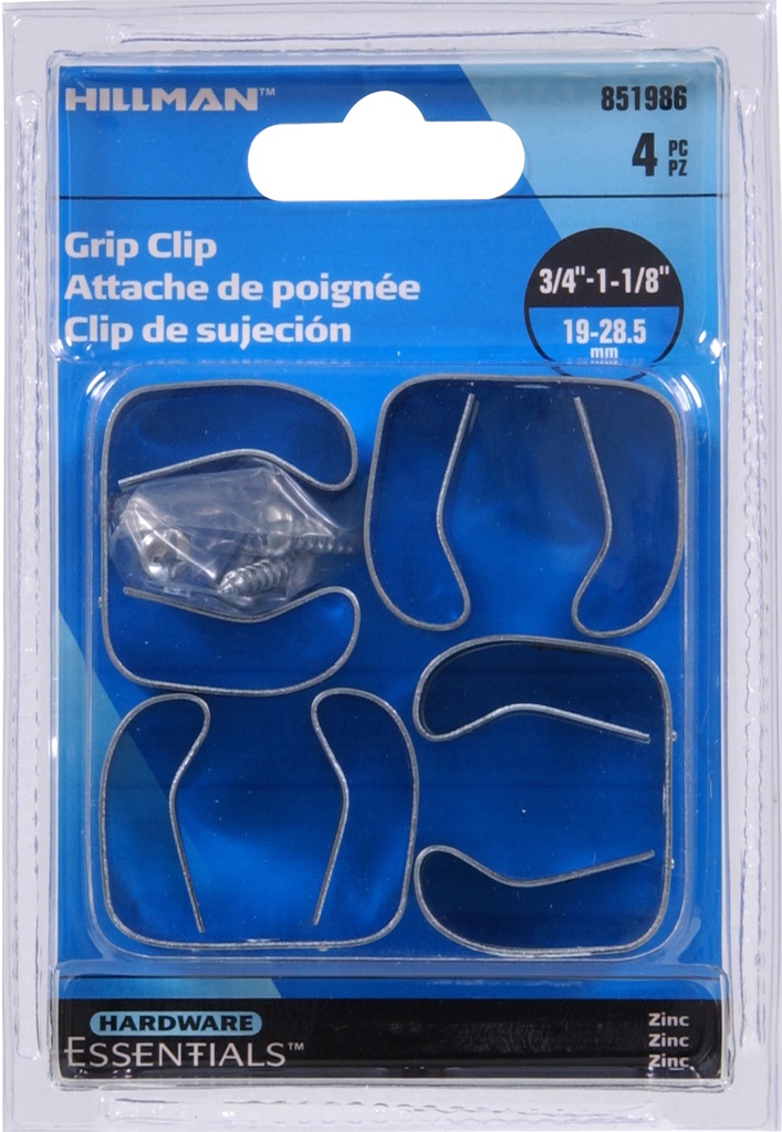 CD-GRIP CLIPS 3/4 ZINC