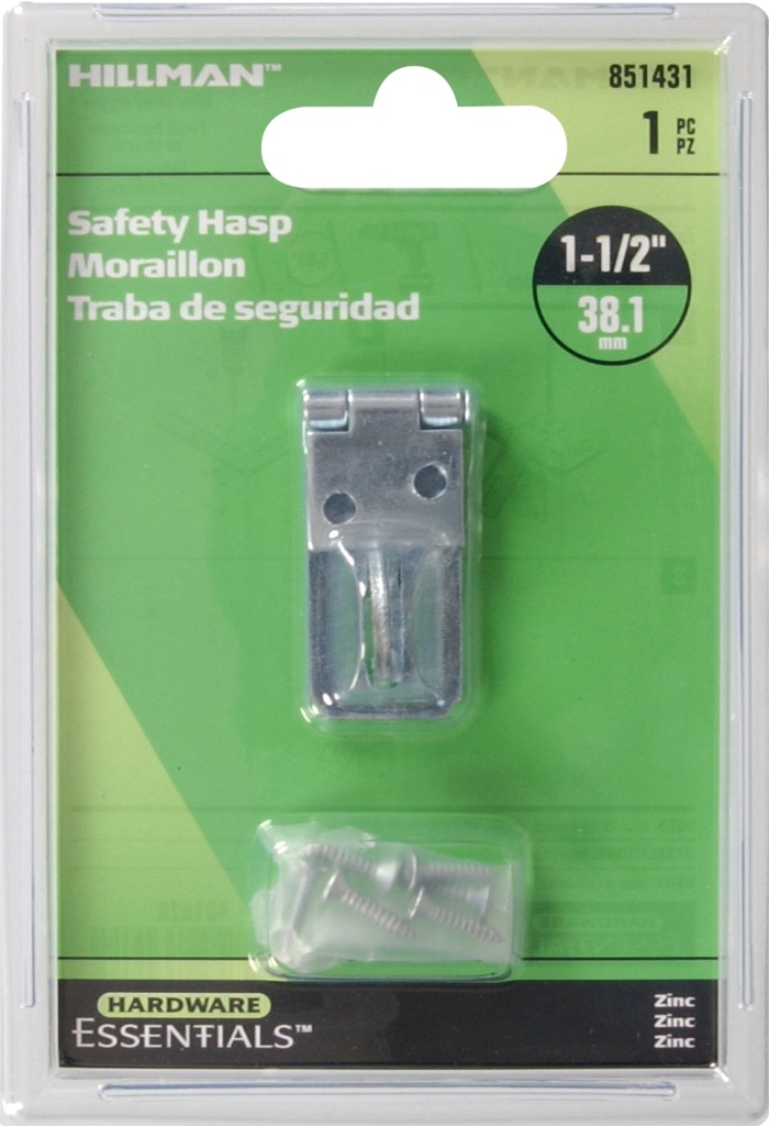 CD-SAFETY HASP 1-1/2 ZC