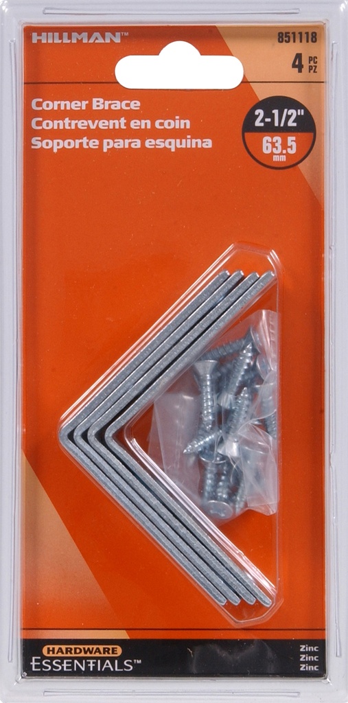 CD-CRN BRACE 2-1/2X5/8ZC 5