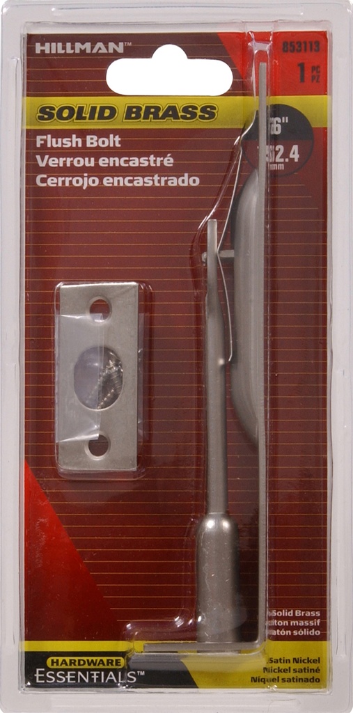 CD-FLUSH BOLT 6" SB/SNKL