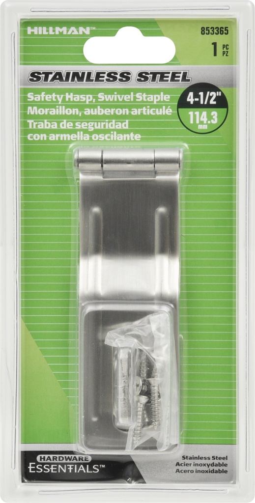 CD- SAFETY HASP SWIV 4.5 SS