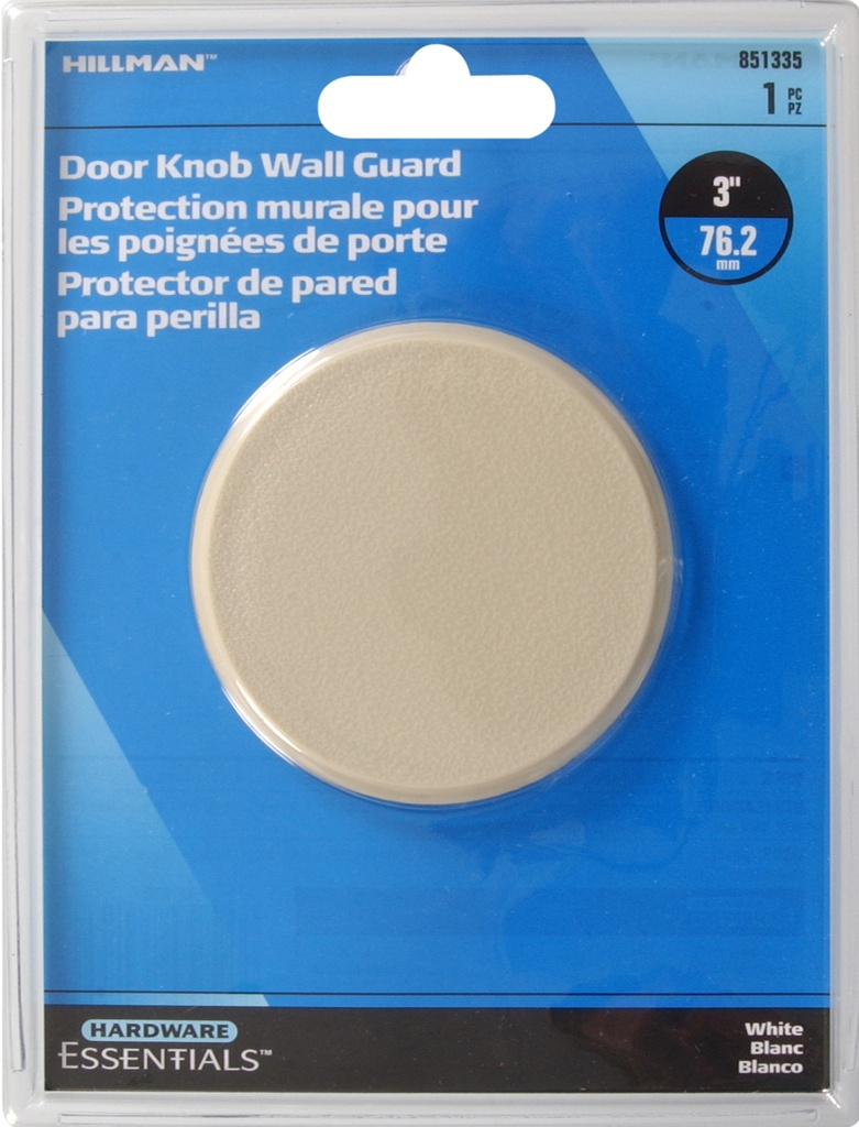 CD-DR KNOB WALL GD 3"WHT