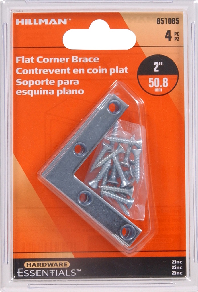 CD-FLT CRNR IRN 2X3/8 ZC