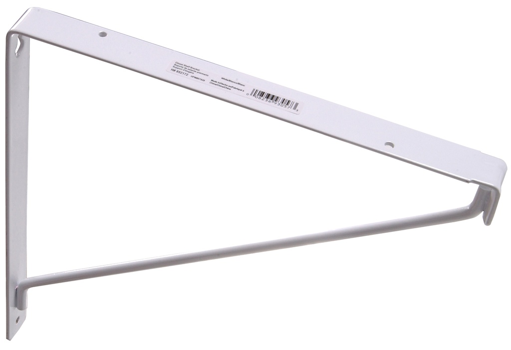 FG-CLOSET SHELF BRKT  WHT