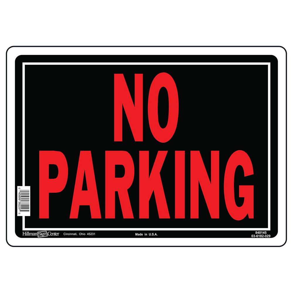10X14 ALUM NO PARKING