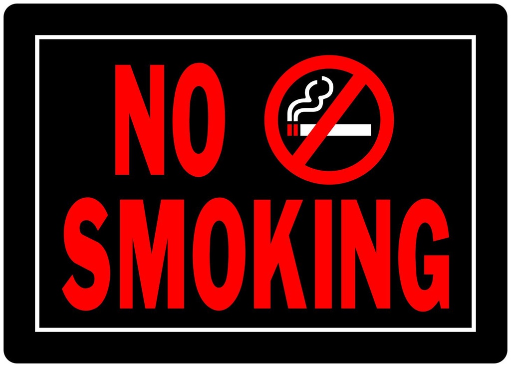 10X14 ALUM NO SMOKING