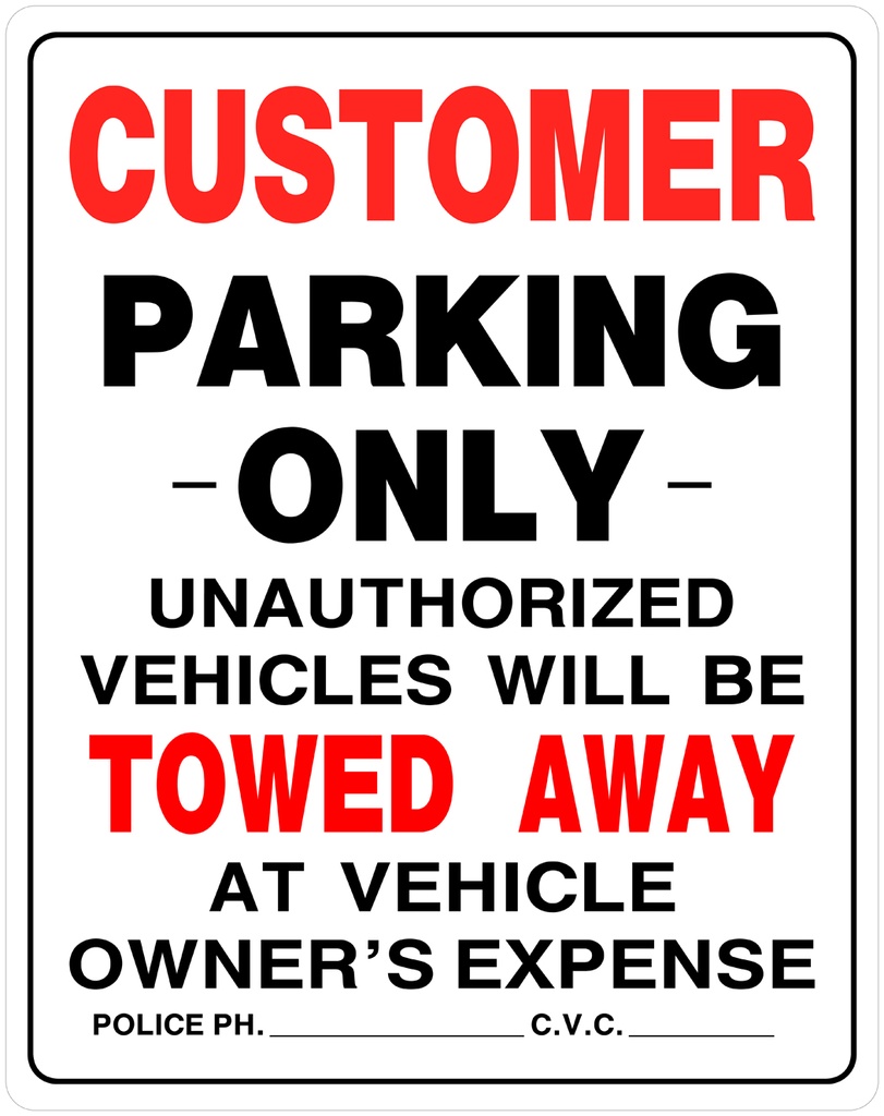 19X15 CUST. PARKING ONLY