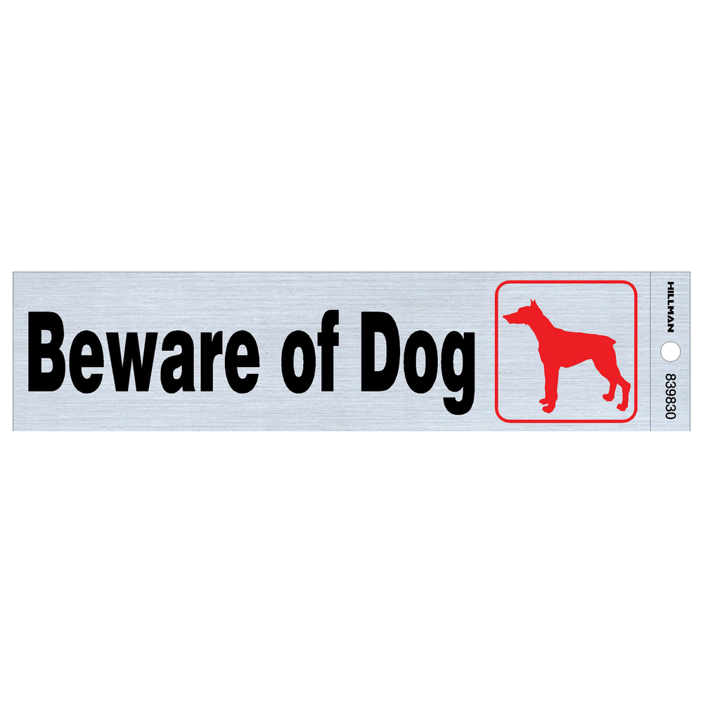 2X8 SIGN-BEWARE DOG