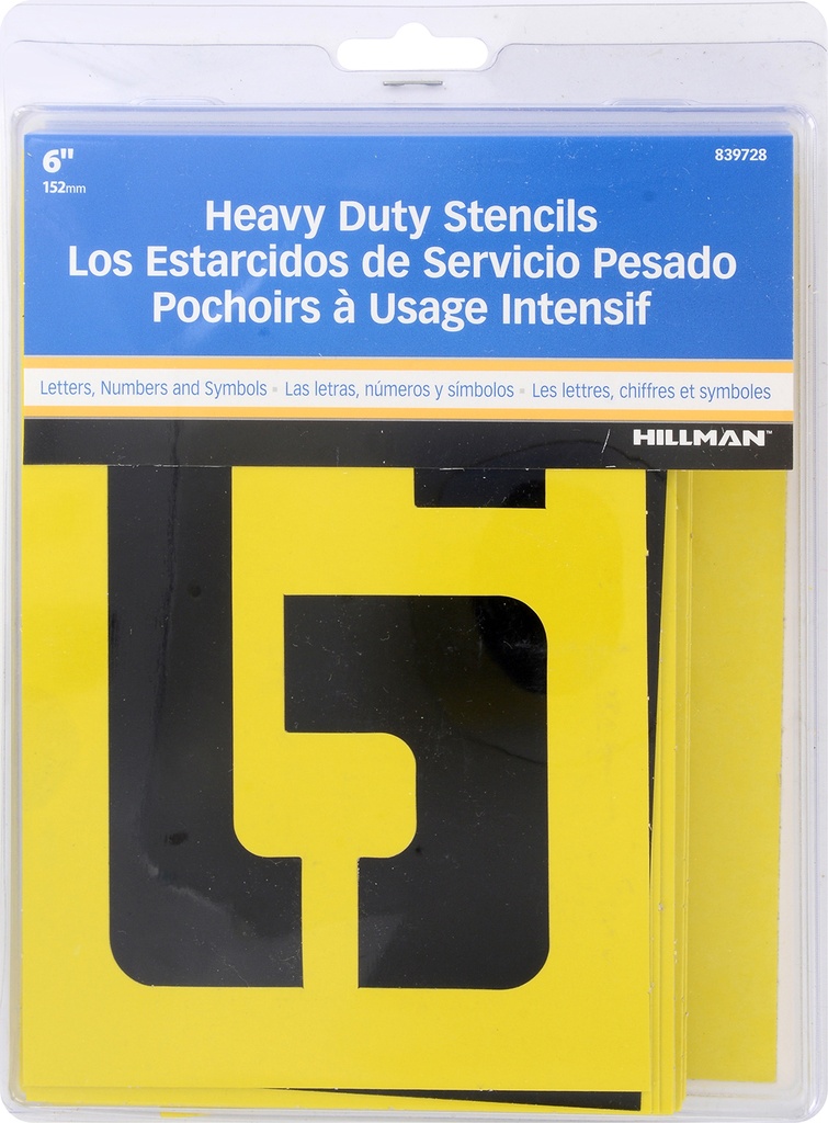 6 PKGD STENCILS SET