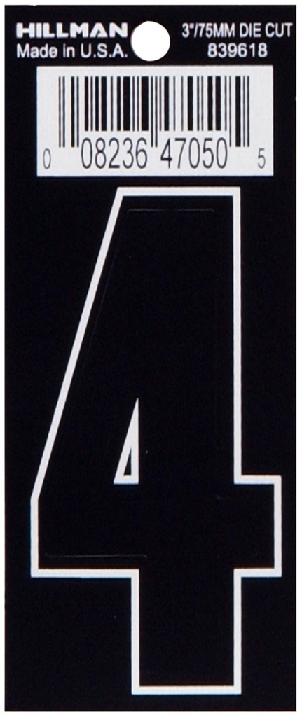 3 DIE-CUT BLACK VINYL 4