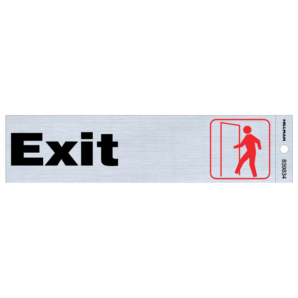 2X8 SIGN-EXIT
