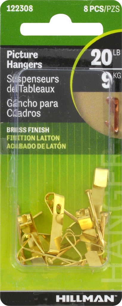 CD 20 LB PICT HANG-BRASS