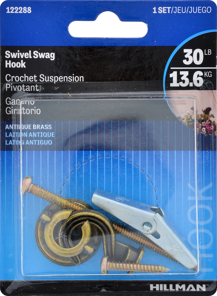 CD SWIVEL CEIL HK ANT BR