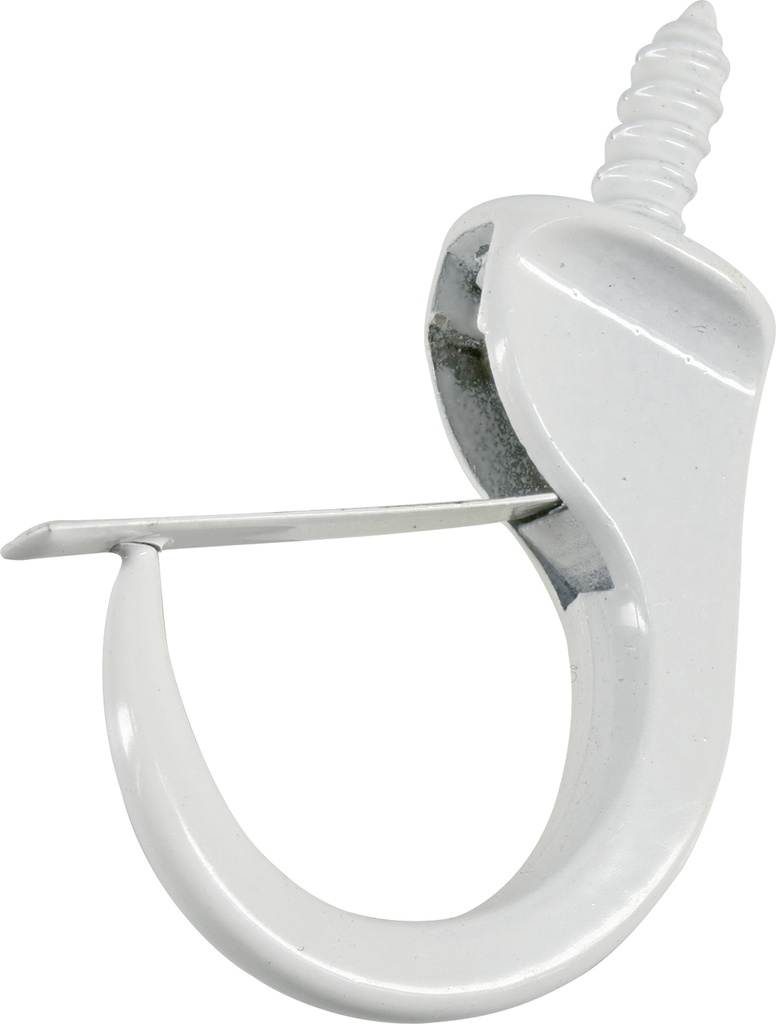 CD WHITE SAFETY HOOK 7/8
