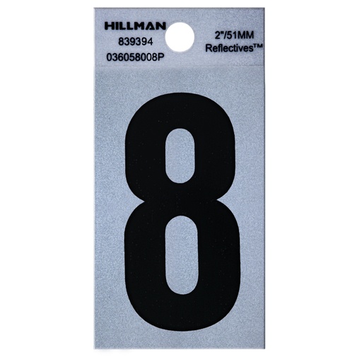 [839394] 2 B/S REFLEC MYLAR #8