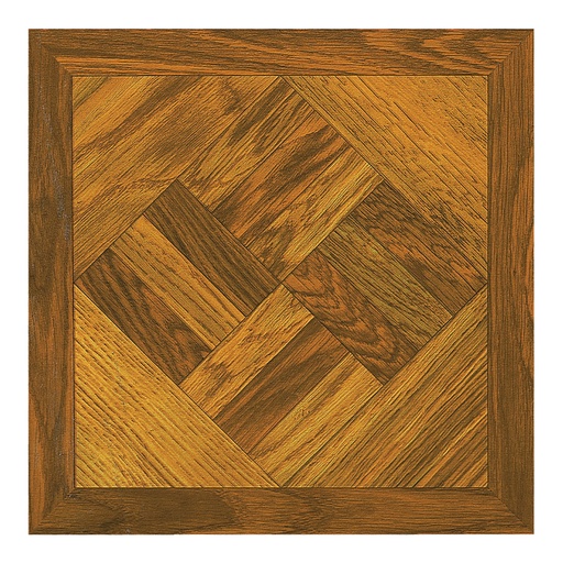 [8061822] Vinyl Floor Tile Dark Wood Geometric BX45