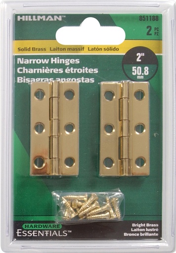 [851188] CD-NARROW HNG 2" SB/BB