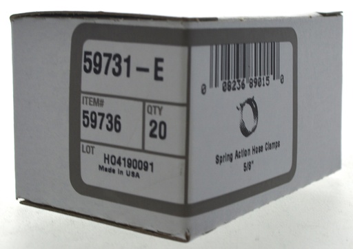 [59736-E] 59731-E 5/8 SPR CLAMP