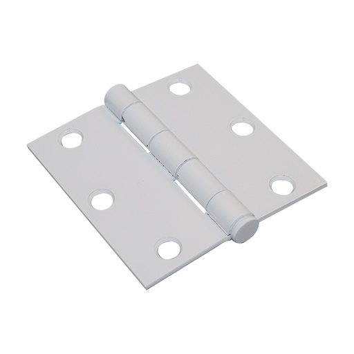 [852837] PB-HINGE-SQ FM 3.5"WHITE