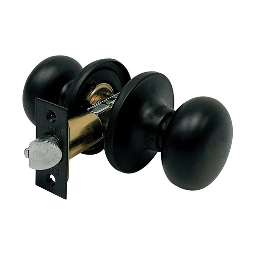 [7420698] Door Knob Hall & Closet Matte Black Baron