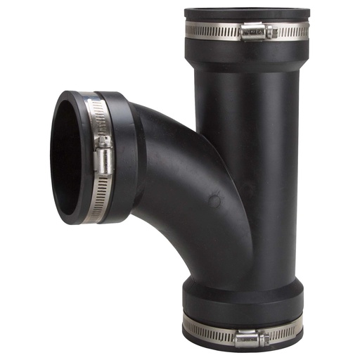 [4721924] Flexible Tee 3"x3"x3" Black