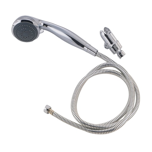 [1892025] Showerhead Handheld Chrome 5 Spray Function