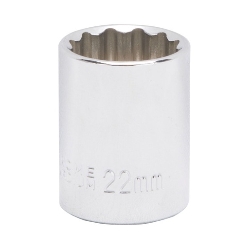 [1040146] Socket 22mm 1/2" Drive 12pt