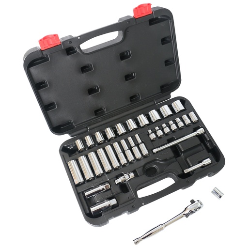 [6002729] SOCKET SET 33PC 3/8DRIVE