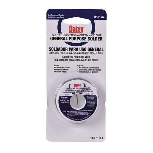 [53176] ACID SOLDER 95/5 1/4LB
